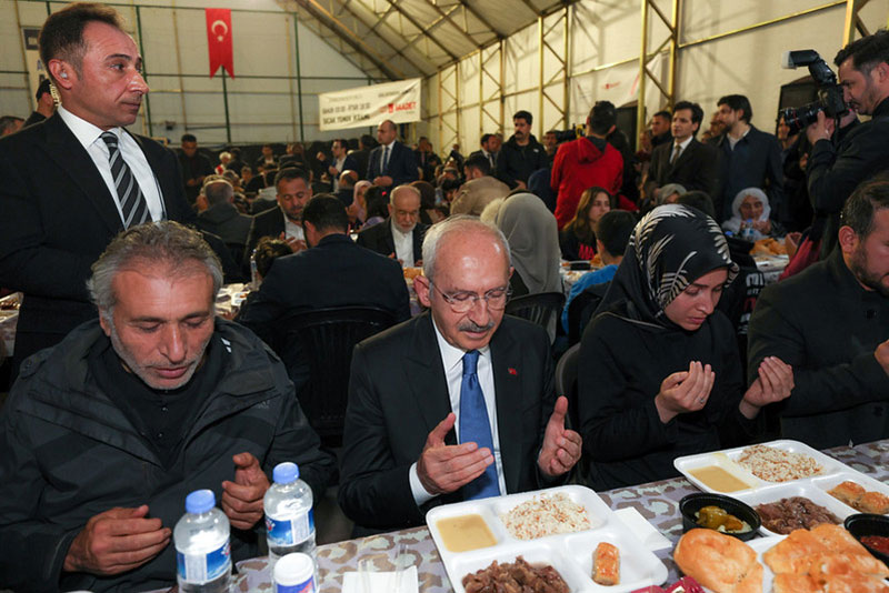 CHP Genel Başkanı ve Millet İttifakı Cumhurbaşkanı adayı Kemal Kılıçdaroğlu