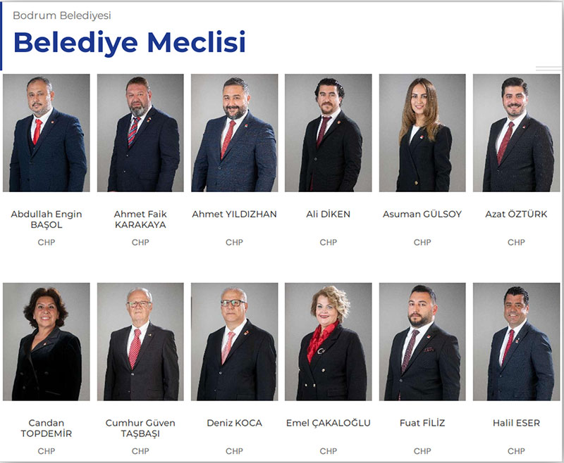 Bodrum Belediye Meclisi üyeleri, Nisan 2024 - 48 Haber Ajansı