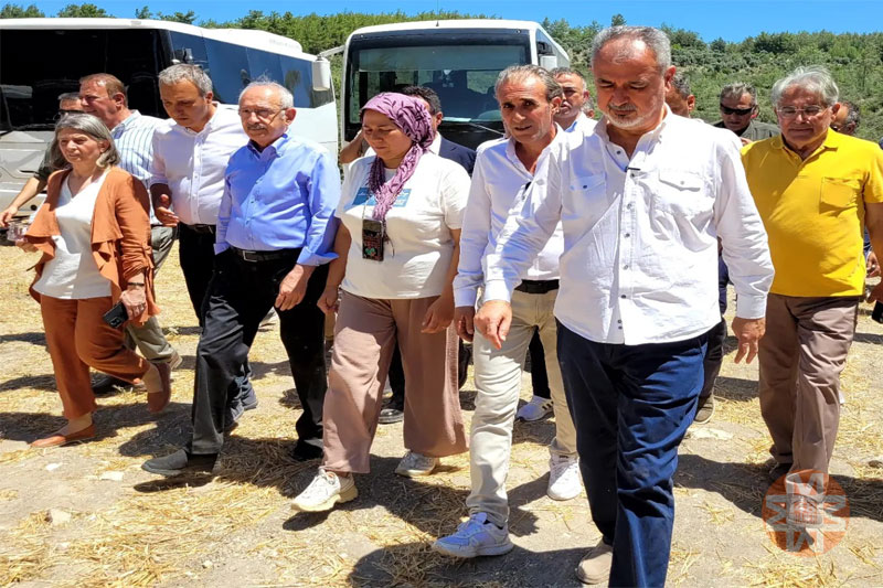 CHP Genel Başkanı Kemal Kılıçdaroğlu Akbelen'de 3