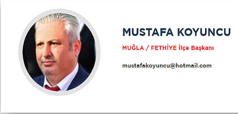 CHP Fethiye İlçe Başkanı Mustafa Koyuncu