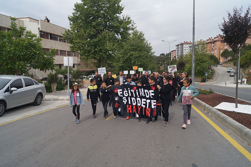 Kavaklıdere'de "Eğitimde şiddete hayır" eylemi 2