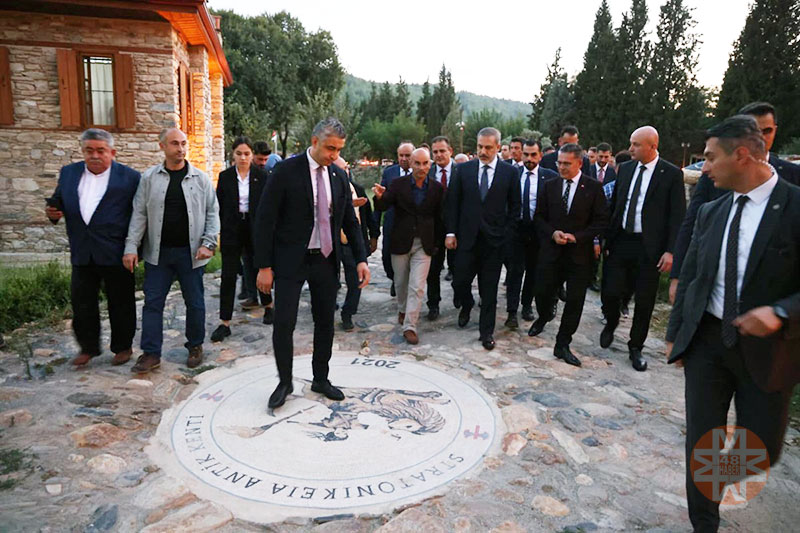 Dışişleri Bakanı Hakan Fidan Muğla'da, Stratonikei Antik Kenti