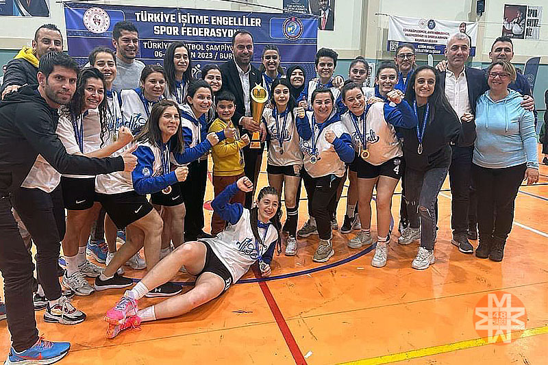 Ortaca İşitme Engelliler Spor Kulübü kadın hentbol takımı Türkiye şampiyonu 3